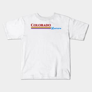 Colorado Unicorn Gift Kids T-Shirt